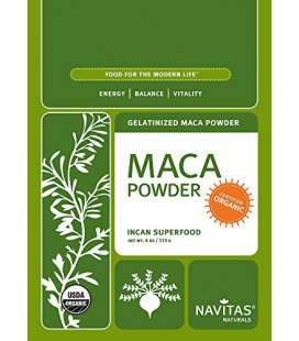 Navitas Naturals Bio Maca gélatinisé poudre, 4 once