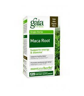 Gaia Herbs racine de maca, 60 Vegetarian Capsules