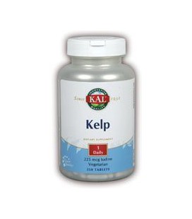 KAL - Kelp Iodine 45mg/225mcg - 250ct Tab
