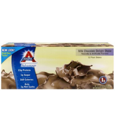 Atkins Ready To Drink Shake, Milk Chocolate Delight, 11-Ounc