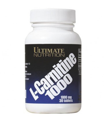 Ultimate Nutrition L-Carnitine, 1000 mg, 30-Count Bottle