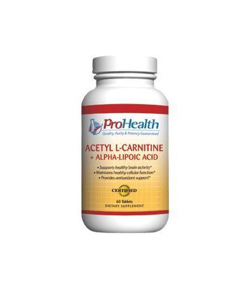 Acetyl L-Carnitine + Alpha Lipoic Acid (650 mg, 60 tablets)