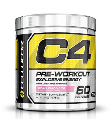 Cellucor C4 Pré suppléments d'entraînement avec Créatine, Nitric Oxide, Beta Alanine et de l'énergie, 60 Portions, Pink Lemonade