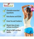 Red Leaf Pre-Workout Energizer - Numéro 1 Supplément Meilleur dégustation de remise en forme avec Beta-Alanine, BCAA, glutamine,