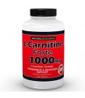 L-Carnitine Tartrate - 1000mg - 120 Double Potence Tablets - fournit un support pour du métabolisme des graisses, niveaux d'éner