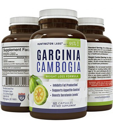 MEILLEURE Garcinia cambogia ◑ Appetite Potent contrôle ◑ HCA Supplément - brûleur Grande graisse pour hommes &amp; femmes - puis