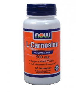 Now Foods Carnosine 500mg, 50 caps ( Multi-Pack)