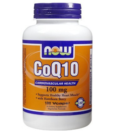 Now Foods CoQ10 100mg, 180 caps ( Multi-Pack)