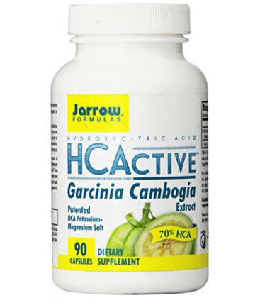 Jarrow Formulas HCActive Garcinia Cambogia, Supporte le contrôle de l'appétit et la gestion du poids, 90 Veggie Caps