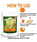 EZ Detox Diet Tea - 15 Day Detox. Perte de poids naturel, contrôle de l'appétit, Cleanse du corps. Un livre, une perte de poids 