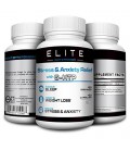 Supplément Anxiété de secours (100mg) par Santé Elite et Performance - 5-HTP Stress Relief - Contrôle de l'appétit - améliore le