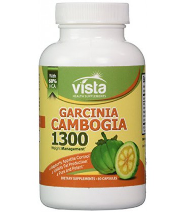 Garcinia Cambogia Extrait avec HCA - Poids avantages de perte - 1000 mg par portion de 60 Capsules- Sélection sur le Show -