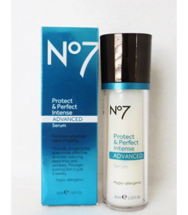 Bottes No7 Protect &amp; Perfect Intense Advanced Anti Aging Serum Bouteille - 1 oz