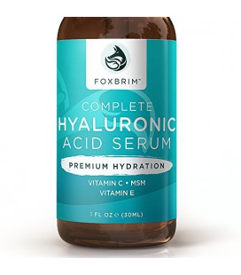 Acide Hyaluronique Sérum - Pure Acide Hyaluronique Sérum à la vitamine C - Ingrédients naturels thé vert, vitamine E, huile de j