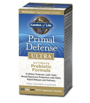 Garden of Life Primal Defense Ultra Ultimate Probiotics Formula, 180 VCaps