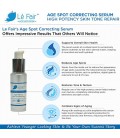 Spots Âge spot Remover Serum Le Fair Age &amp; Taches Correcteur pour le visage cou mains - peau Lightening &amp; Whitening -