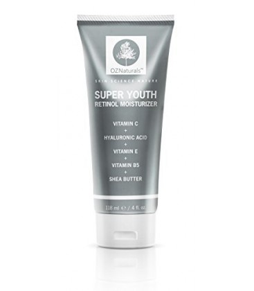 OZ Naturals - La meilleure crème Rétinol Hydratant Nuit, contient du rétinol, l'acide hyaluronique et de la vitamine E pour la p