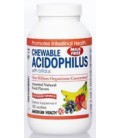 Acidophilus Chewable Assorted Fruit Flavor - 100 wafers,(American Health)