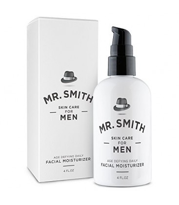 M. Smith Daily Hydratant pour homme 4 oz Anti-âge Crème de soin du visage et après-rasage apaisant Lotion All in One. Tout