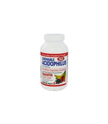 American Health - Acidophilus, Chew Asst Fruit Flavor 120 Ct