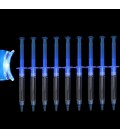Dents Accueil professionnelles Kit de blanchiment Emballé avec 9 Bonus Pieces Blanchiment Gel 6 Pièces Mouth Plateaux et 1pc bla