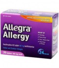 Allegra Adulte 24 heures Allergie Comprimés, 180mg, 70 Count