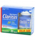 Claritin 24 heures non Drowsy Allergie Tablet, 70 Count