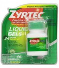 Zyrtec Allergie liquides Gels, 24 heures, 40 Count