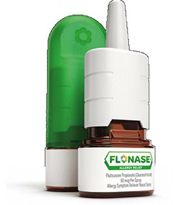 Flonase Allergy Relief Nasal Spray, Deux bouteilles de 120 Count