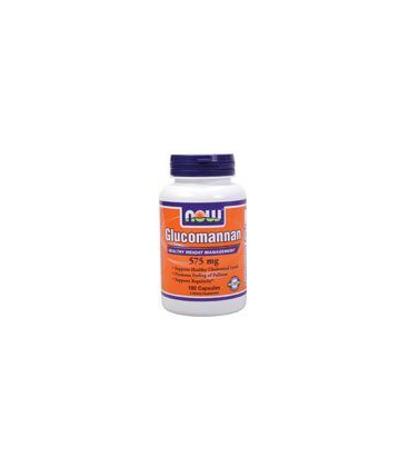 Now Foods Glucomannan 575mg, Capsules, 180-Count