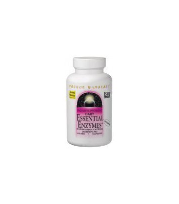 Source Naturals Essential Enzymes 500 Mg Vegetarian Capsules, 120-Count