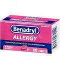 Benadryl Allergy Ultratab Tablets, 100 Count