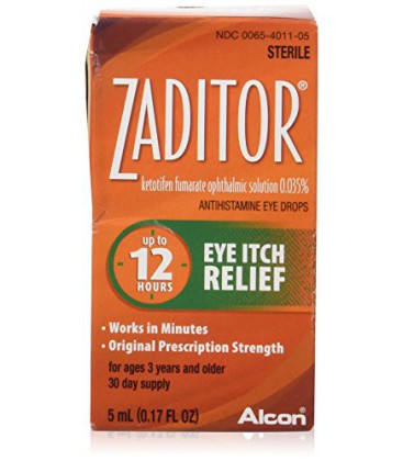 Zaditor Zaditor Eye Itch Relief Drops, 5 ml par Novartis