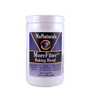 NuNaturals Morefiber Stevia Baking Blend Powder, 14.11-Ounce