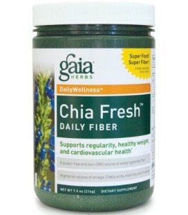 Gaia Herbs Chia Fresh Daily Fiber, 7.5-Ounce Bottle