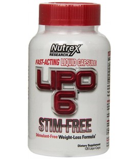 Lipo-6 Stim-Free 120 capsules