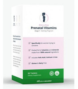 Vitamines prénatales pour les femmes qui essaient de concevoir, 90 Count, Pill One-a-Day, multivitamines Pour tomber enceinte, l