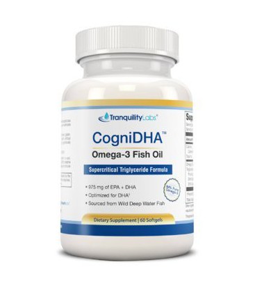 Haute DHA oméga 3 d'huile de poisson - CogniDHA - qualité pharmaceutique - supercritique triglycéride CO2 Formula - 1.250 mg 775