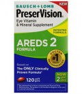 PréserVision AREDS 2 Vitamin &amp; Mineral Supplement 120 Count Gels mous