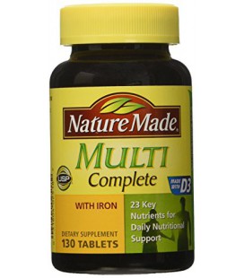 Nature Made multi complet avec fer 130 Comprimés