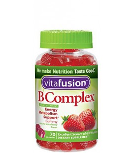 B Complex Vitafusion Gummy Vitamines, 70 Count (Pack de 3)