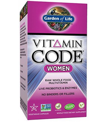 Supplément Garden of Life végétarienne multivitamines pour les femmes - Vitamin Code Raw Whole Food Vitamine femmes avec Probiot