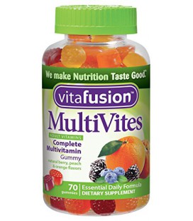 Vitafusion MultiVites Gummy Vitamines, 70 Count (Pack de 3)