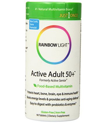 Rainbow Light active Adult multivitamines, 90 comprimés