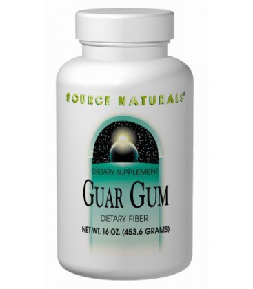 Source Naturals Guar Gum Powder Dietary Fiber, 8 Ounce (Pack of 2)