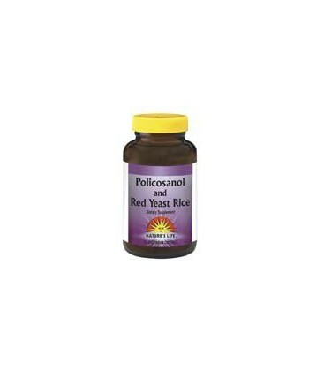 Nature's Life Policosanol and RYR, Veg Capsules, 23 Mg/1200 Mg, 60-Count