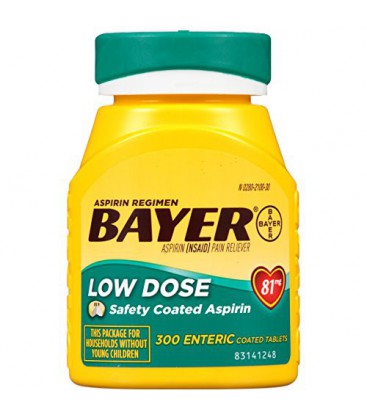 Bayer Aspirine 81 mg (300 comprimés)