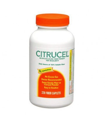 Citrucel with SmartFiber for Regularity 500 mg - 220 Caplets (Mega Size)