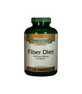 Fiber Diet Support - Natural Fiber Tablets - 120 Tablets