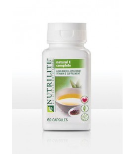 NUTRILITE Natural E Complete - All vegetarian blend of 9 forms of vitamin E (60 Capsules)